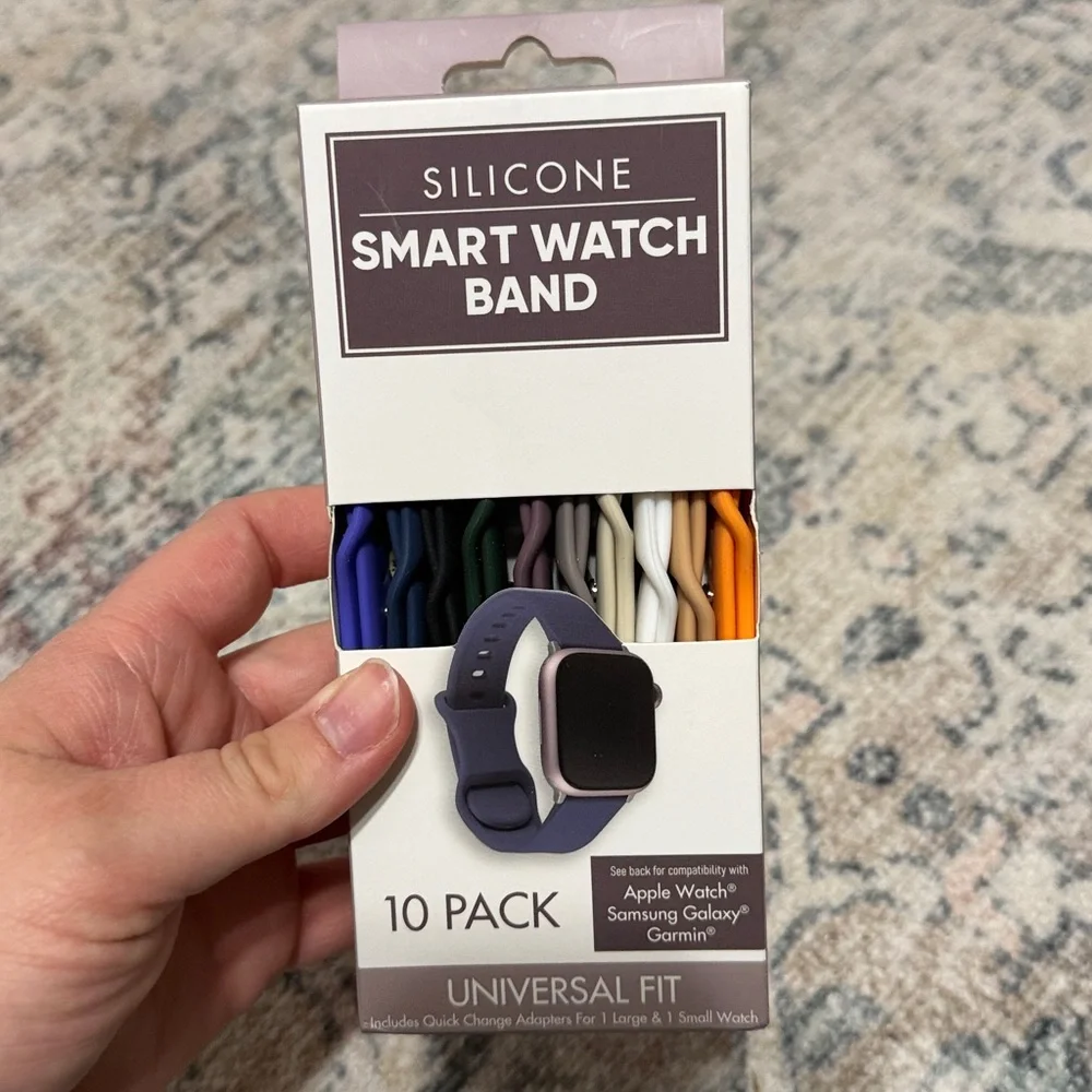 Silicone Smart Watch Band 10-Pack - Universal Fit